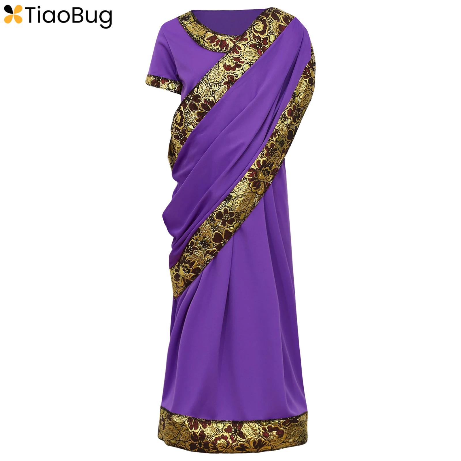 Ethnic Clothing & Online Fashion Store Khaadi Uk - 女の子用サリローブ インドの伝統的な衣装 ナティビティプリンセス エスニック ハロウィン 仮装