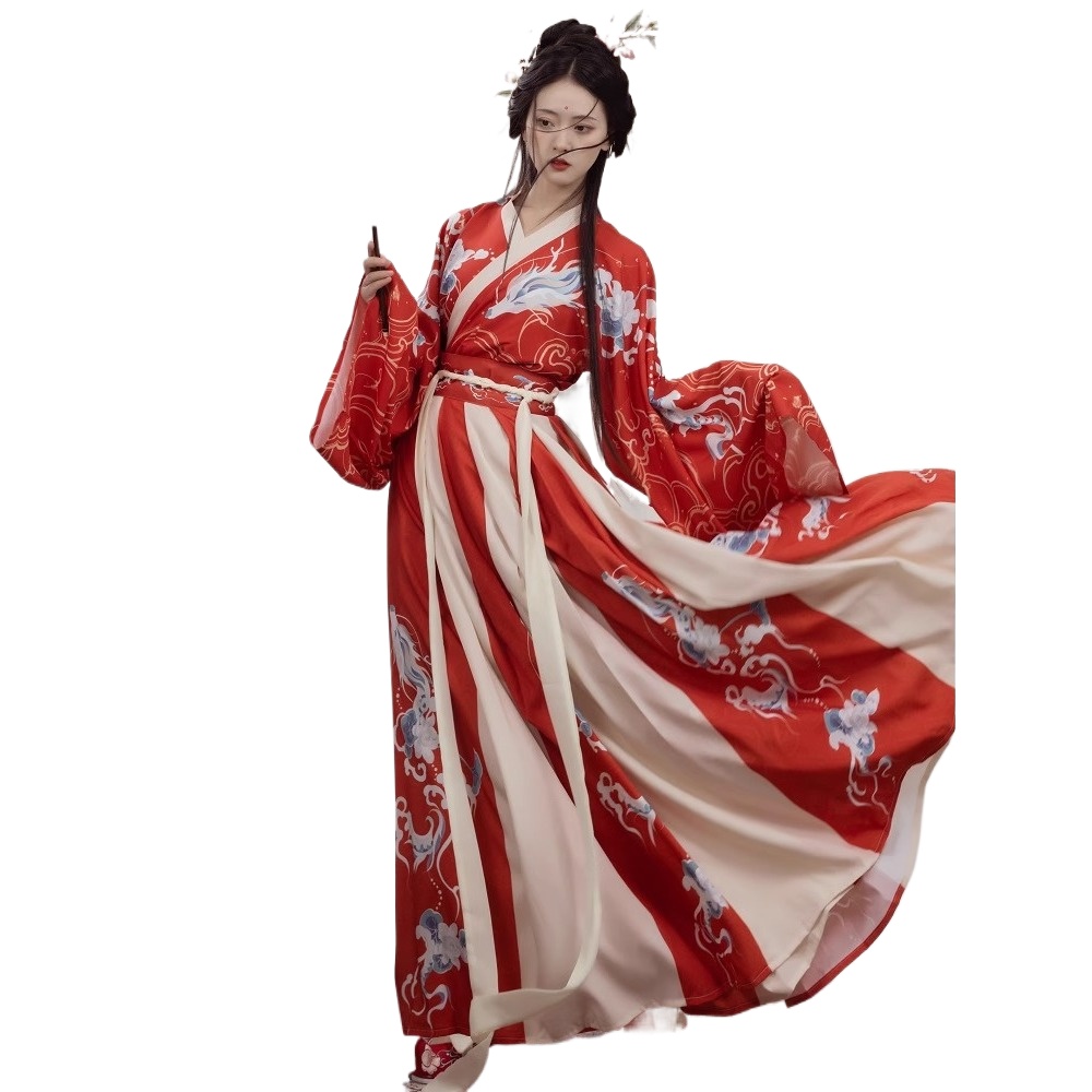 Fashion Show Ethnic Wear - 伝統的な中国服韓服女性妖精ドレスコスプレ衣装エスニックスタイルのファッション服パーティーダンスウェアステージショー