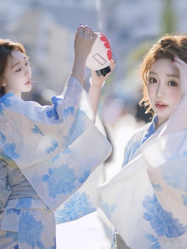 Ethnic Clothing & Online Fashion Store Khaadi Uk - 伝統的な日本の着物スタイルの写真撮影用衣類女の子用バスローブドレス新バージョンエスニック伝統衣装