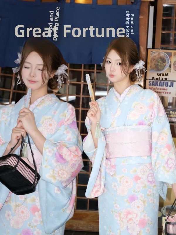 Ethnic Fashion Girls - 新しいヴィンテージ日本の伝統的な着物写真撮影衣装撮影バスローブ神道少女エスニック女性のファッション