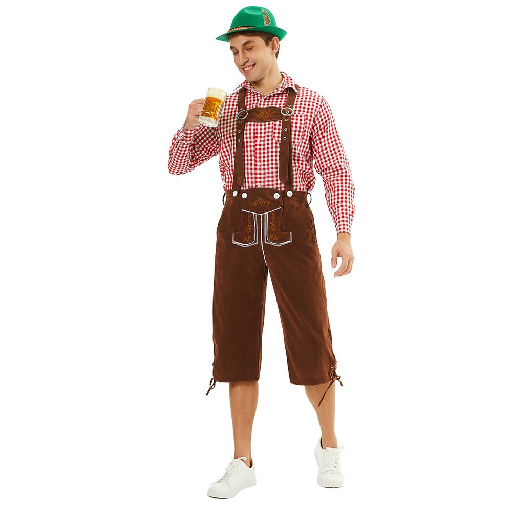 成人男性のハロウィーンコスチュームビールフェスティバルステー - Fashion Show Ethnic Wear のレビューと価格