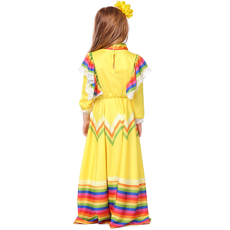 ハロウィン メキシカン ロングスカート エスニックスタイル  - Ethnic Outfit のレビューと価格
