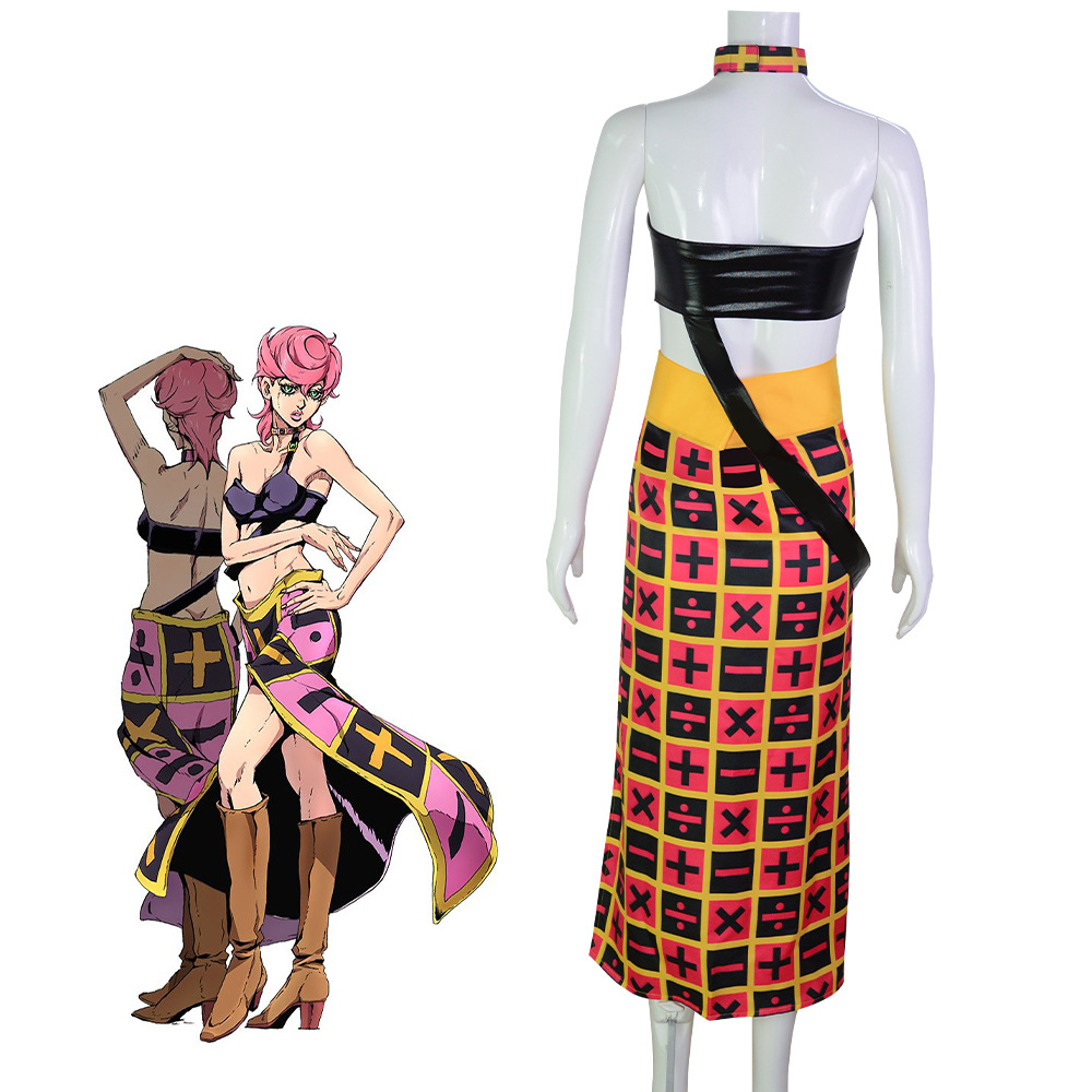 女性のセクシーなカーニバルパーティースーツアニメジョジョの奇 - Ethnic Outfit のレビューと価格