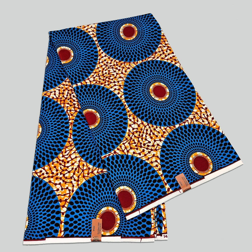 本物のオランダ産ワックスプリント生地、アンカラワックスのアフ - African Ankara Print のレビューと価格