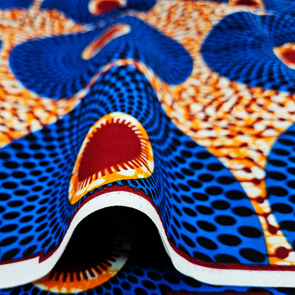 本物のオランダ産ワックスプリント生地、アンカラワックスのアフ - African Ankara Print のレビューと価格