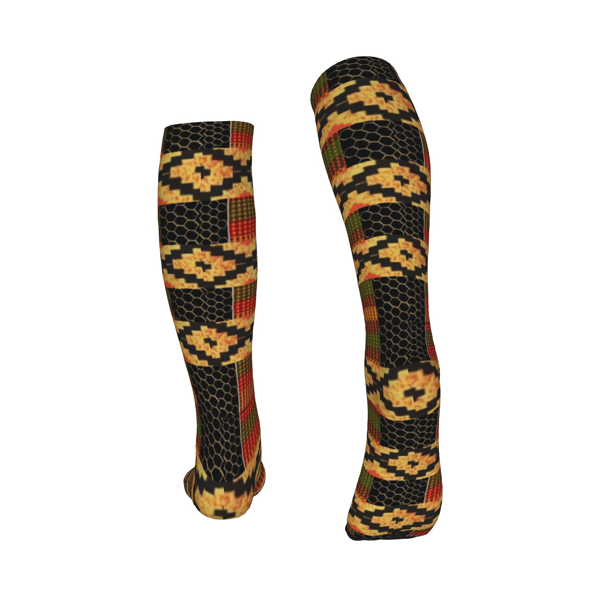 プリントされたカラフルなアフリカアンカラプリントパターンソッ - African Ankara Print のレビューと価格
