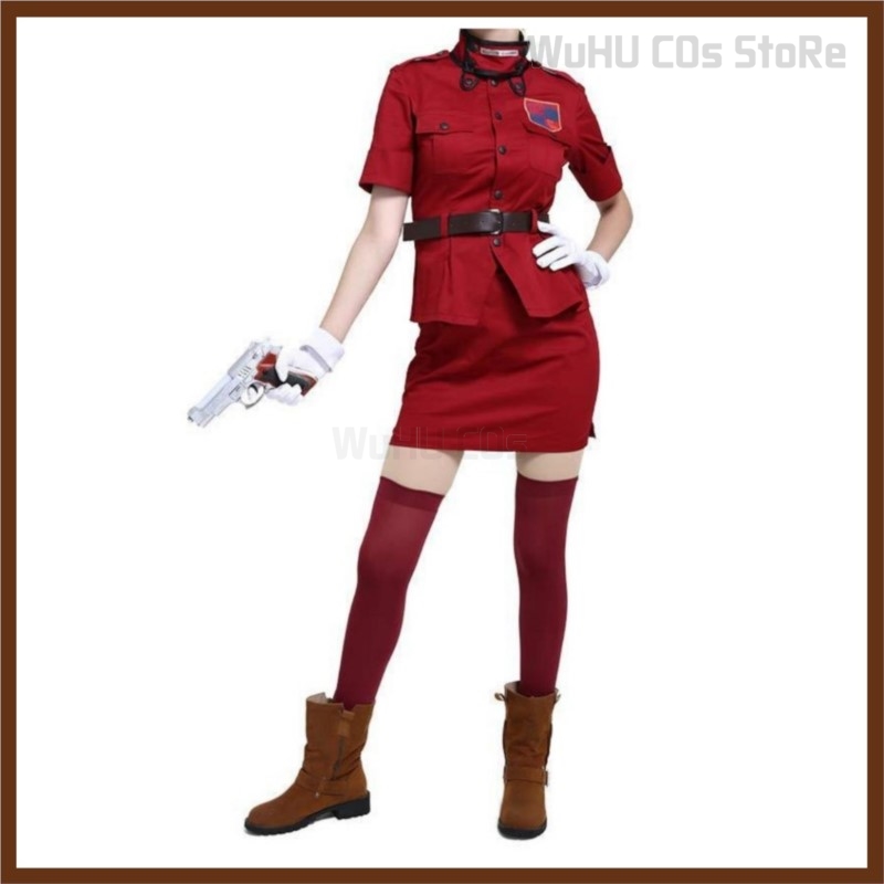 コスプレ衣装,赤い警察の制服,セクシーなスカートと女性のかつ - Ethnic Outfit のレビューと価格
