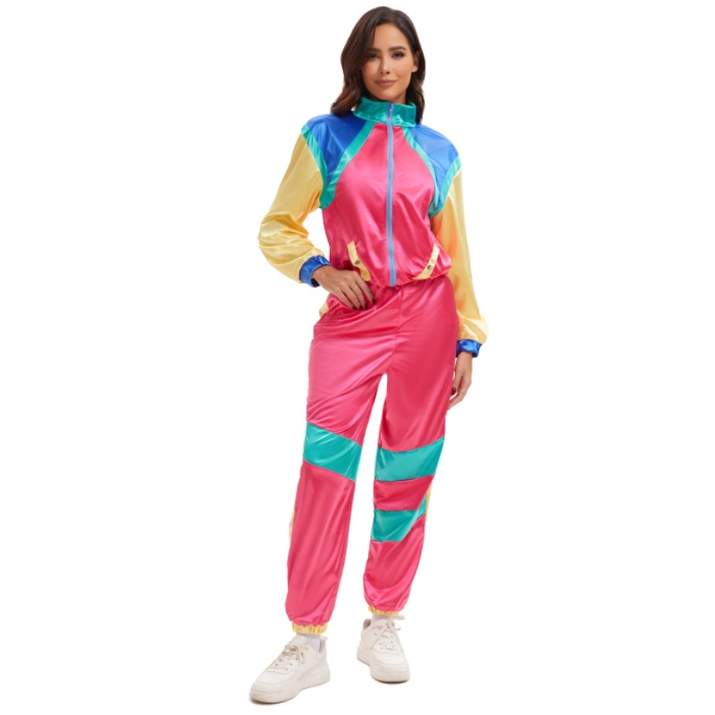 70年代レトロディスコハロウィンカップルコスチュームヒッピー - Fashion Show Ethnic Wear のレビューと価格
