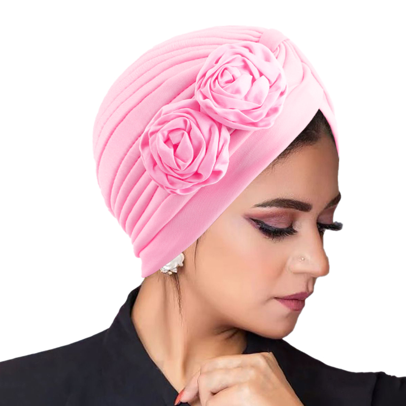 イスラム教徒のファッション花ヒジャーブターバンエスニックイス - Ethnic Fashion For Ladies のレビューと価格