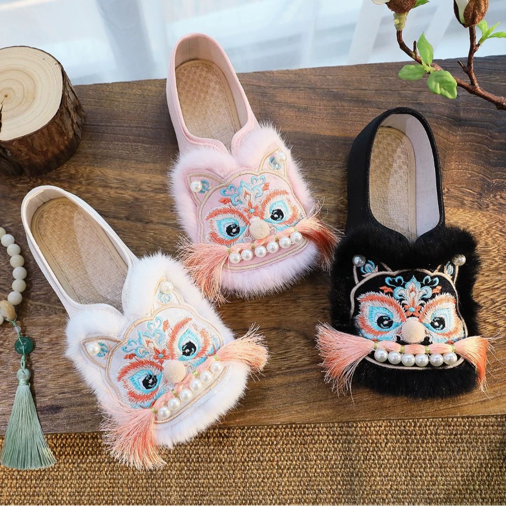 ファッションエスニックスタイル布靴女性 Zapatos 秋冬 - Ethnic Fashion For Ladies のレビューと価格