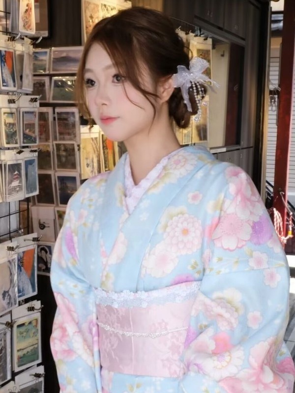 新しいヴィンテージ日本の伝統的な着物写真撮影衣装撮影バスロー - Ethnic Fashion Girls のレビューと価格