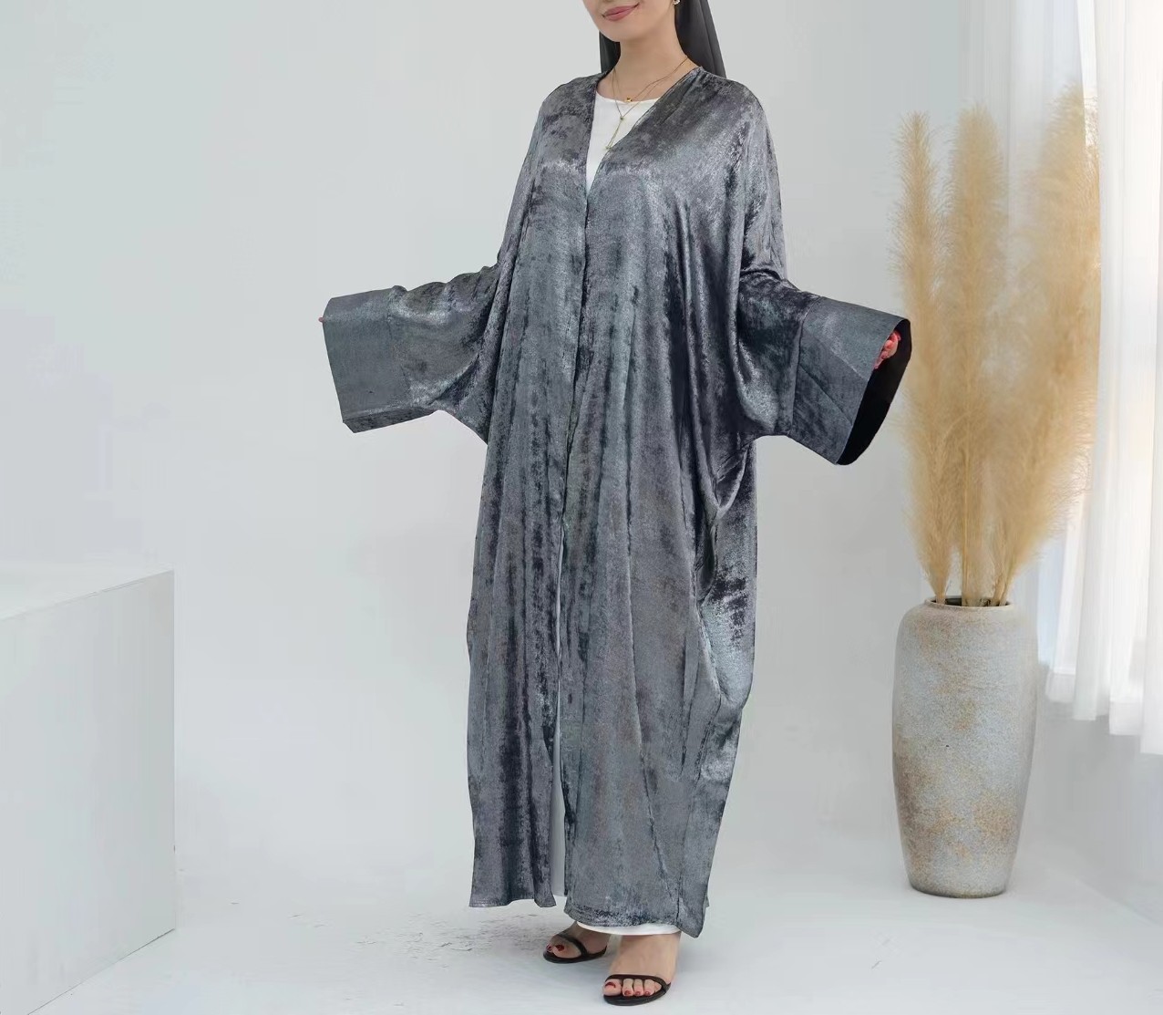 ファッショナブルなパッチワークオープンカーディガンワンピース - Ethnic Fashion Designer のレビューと価格